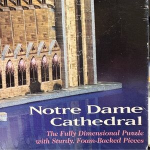 Puzz-3D Notre Dame de Paris Cathedral 952‎ pieces 3D Puzzle BAG IS SEALED